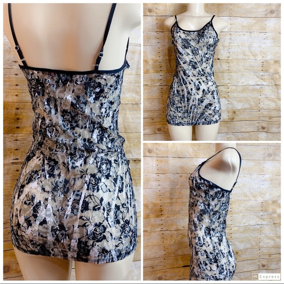 ALMOST FAMOUS. Sheer top    SZ. M - Picture 1 of 8